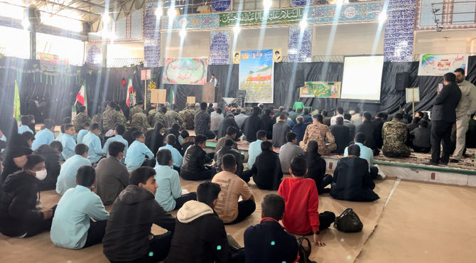 حضور پرشور دانش آموزان مدارس خاتم در رزمایش اقتدار بسیجیان 