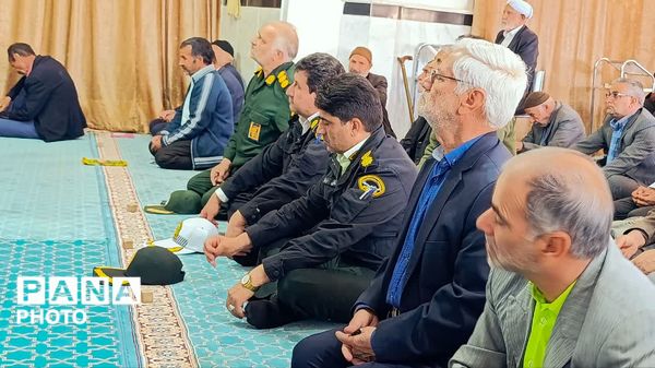 نخستین نماز جمعه ماه مبارک رمضان در شهرستان خلیل‌آباد 