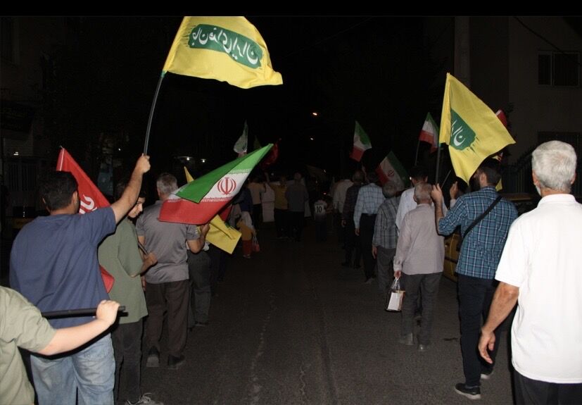 از ندای «الله‌اکبر» تا فریاد وفاداری در فلکه سوم خزانه، یک‌صدا علیه ضد ولایت فقیه