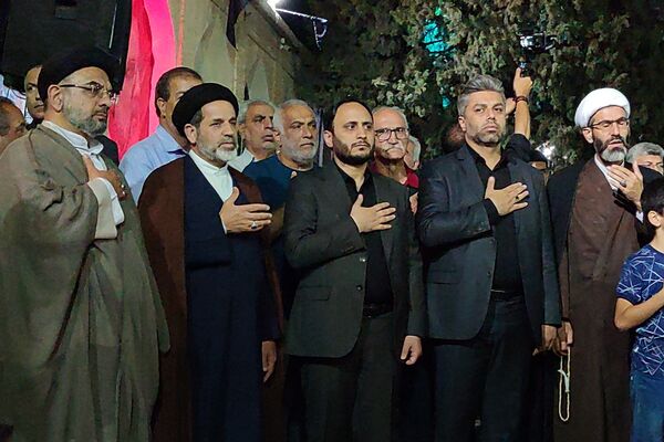 مراسم هفتمین روز درگذشت شهدای خدمت در حرم علی ابن حمزه (ع) شیراز