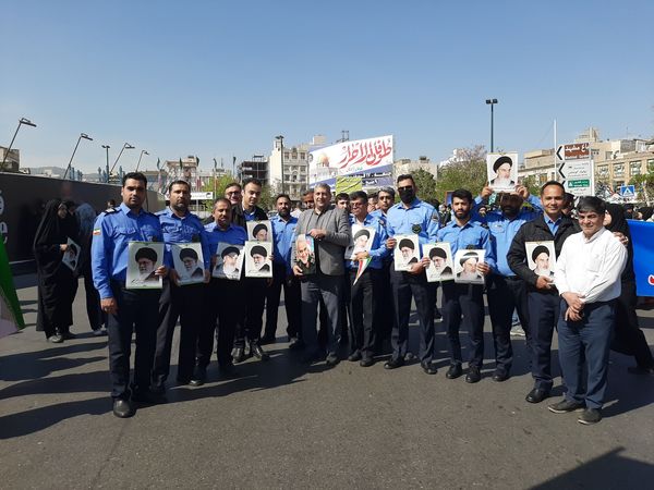 راهپیمایی روز جهانی قدس با حضور پرشور مردم مشهد