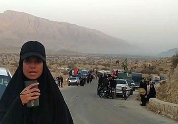 پیاده روی اربعین حسینی در امامزاده شاه پسرمرد بوشکان دشتستان