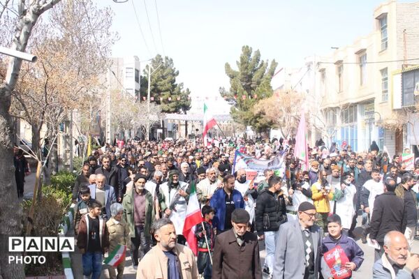 راهپیمایی پرشور مردم گرمه در روز قدس 