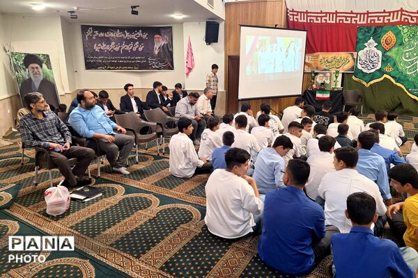 جشن بندگی دانش‌آموزان مدارس منطقه پردیس