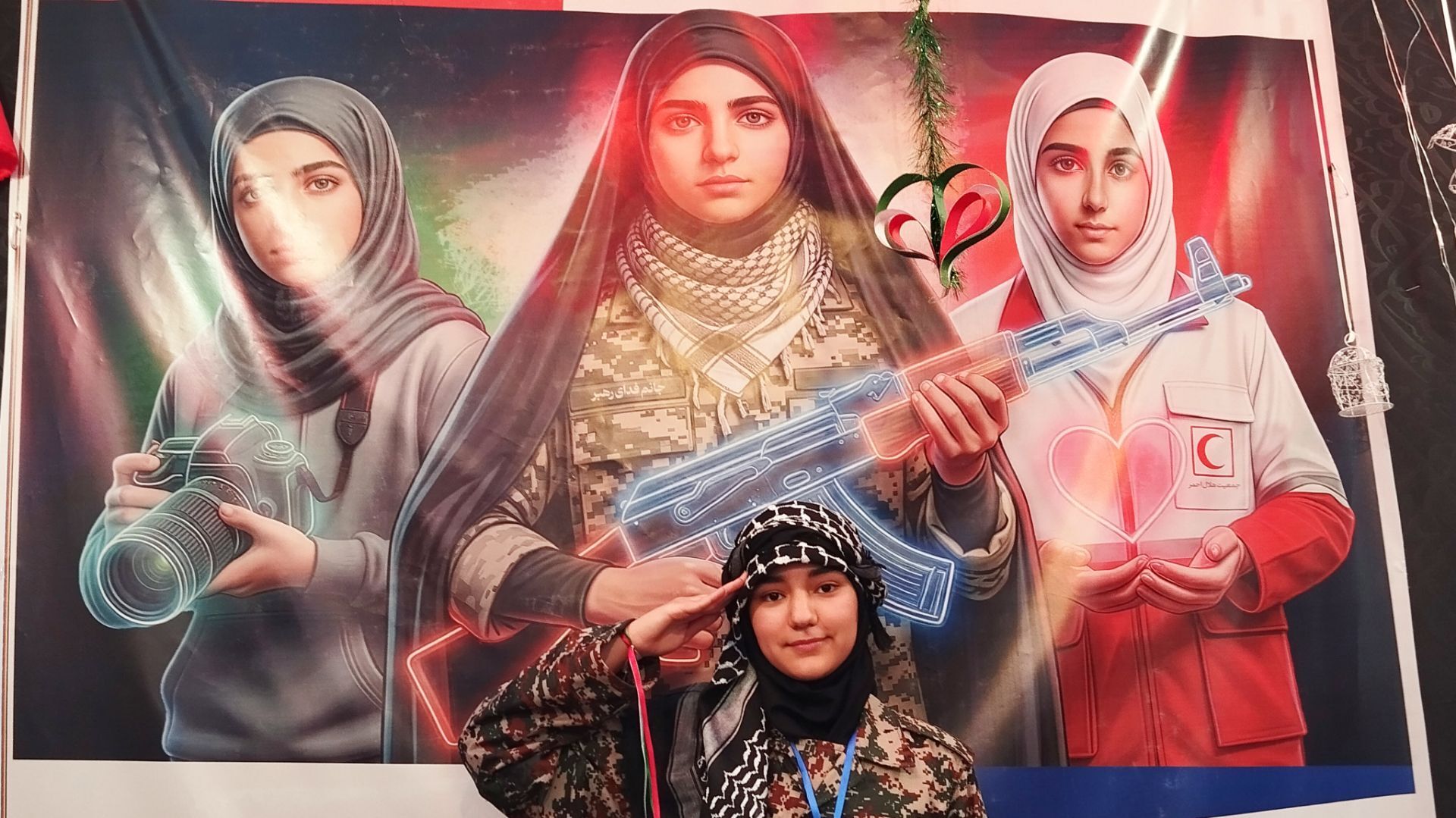 طلوع ایرانِ امام‌ رضایی در جشن دختران انقلابی