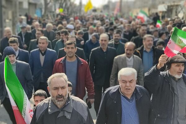 راهپیمایی ۲۲بهمن در کهریزک و باقرشهر