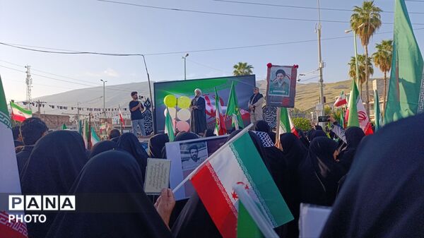 حضور پرشورو حماسی  جان فدایان در شهرستان پلدختر 