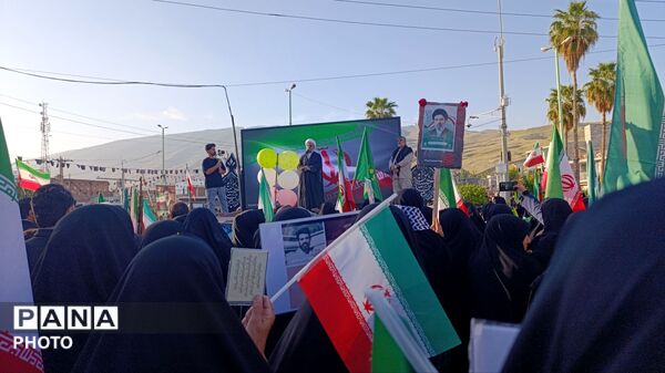 حضور پرشورو حماسی  جان فدایان در شهرستان پلدختر 