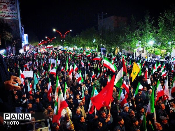 شب سی و چهارمین اقتدار خیابانی در شهرستان کاشمر 