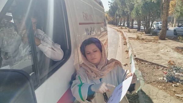 برگزاری مانور زلزله در مدرسه دانش سی سخت 