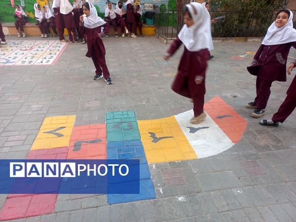 پروژه حیاط پویا در دبستان  شطیطه نیشابور