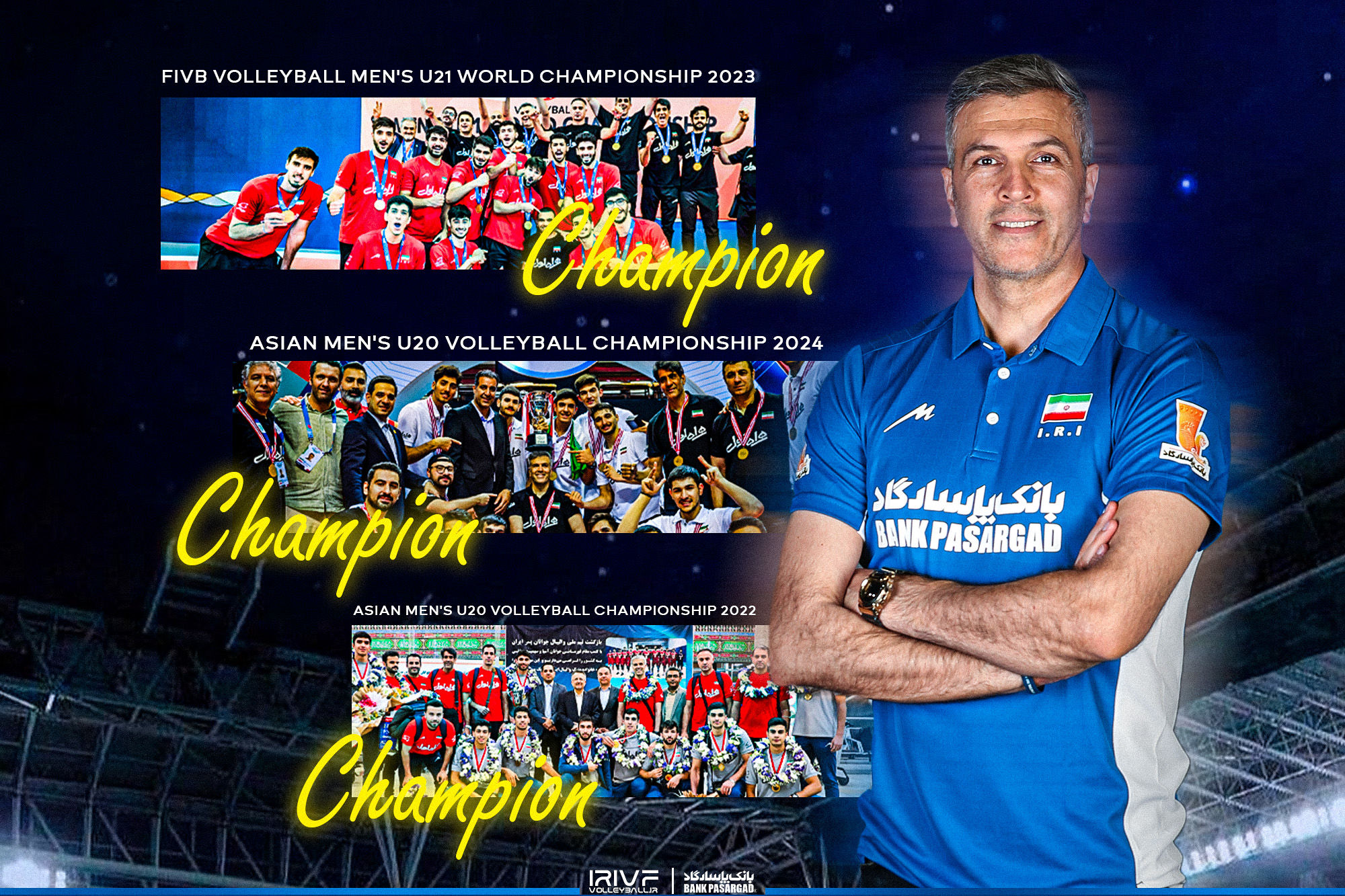 دندان تیز پسران بلندقامت ایران برای فتح چهارمین طلای جهان