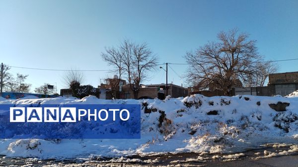 اولین بارش برف در سال ۱۴۰۳  در نیشابور