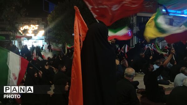 مراسم باشکوه عزاداری محرم همراه با تجمع در مسجد جامع شهرستان نیشابور