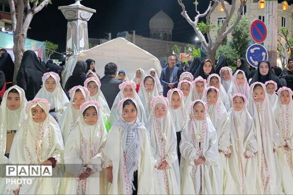 مراسم دختران جان فدا در جوادآباد، به مناسبت دهه کرامت