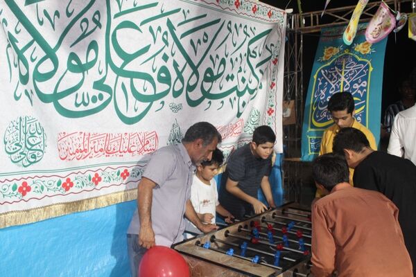 جشن و مهمانی کیلومتری عیدغدیرخم در بندرعباس