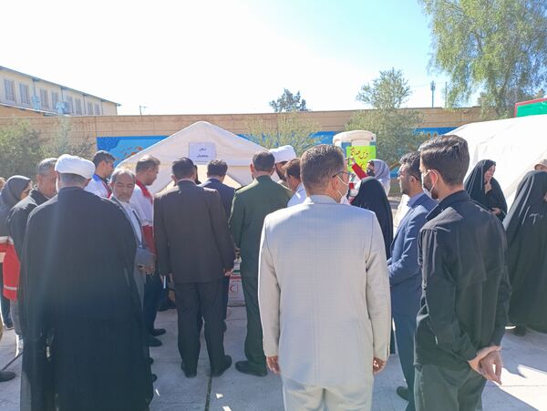  مانور سراسری زلزله در شهرستان بم 