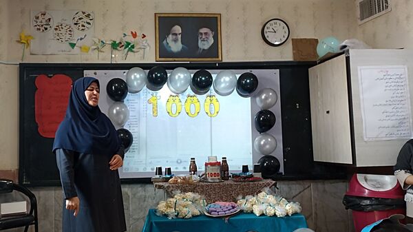 جشن عدد ۱۰۰۰ کلاس سومی ها در دبستان فطرت