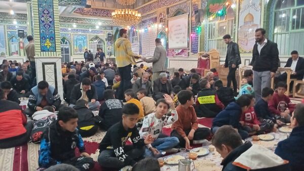 ضیافت الهی در ماه رحمت در روستای مارکده