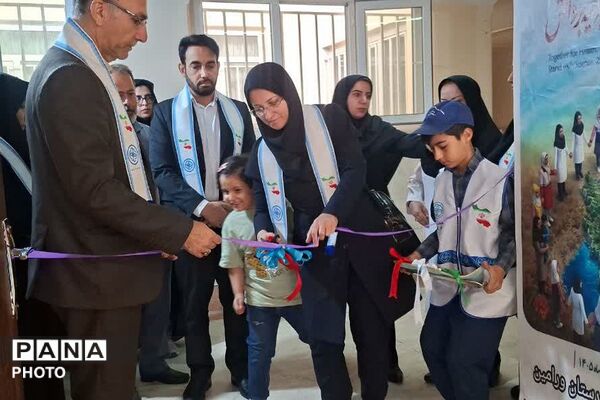 افتتاحیه اتاق بهداشت دبستان ایمان همزمان با هفته سلامت