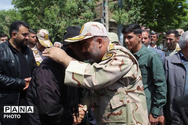 تشییع شهید وطن «مبین مولایی»