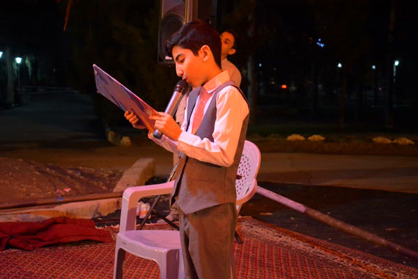 محفل انس نوجوانان با شهید گمنام بوستان لاله