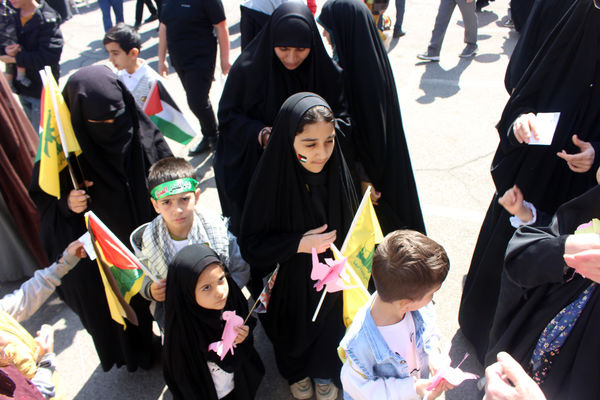 جلوه هایی شکوهمند از راهپیمایی روز جهانی قدس در قم