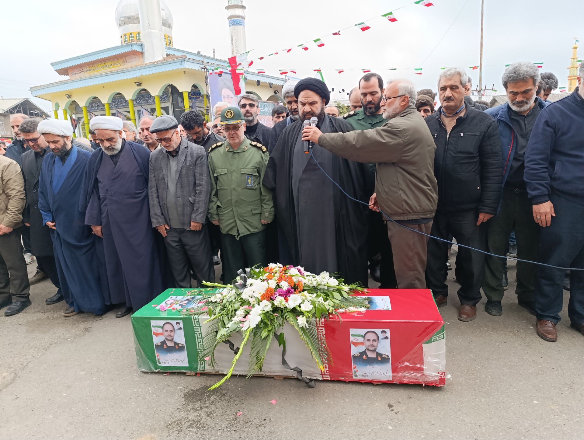مراسم تشییع پیکر سردار سرتیپ شهید حاج کمیل مطیع دوست