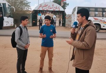 یادواره عملیات مطلع‌الفجر با حضور دانش‌آموزان کرمانشاهی