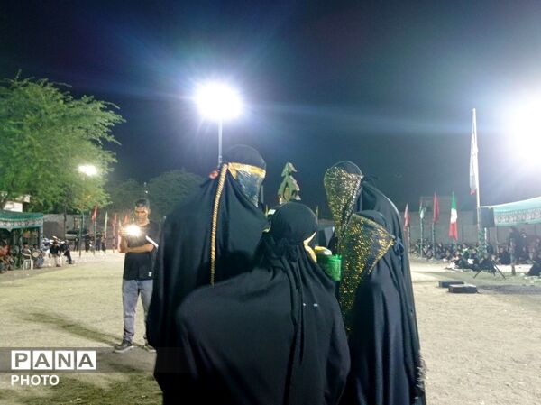 آیین سنتی تعزیه‌خوانی «عروسی شاهزاده قاسم» در محله زرکی میناب