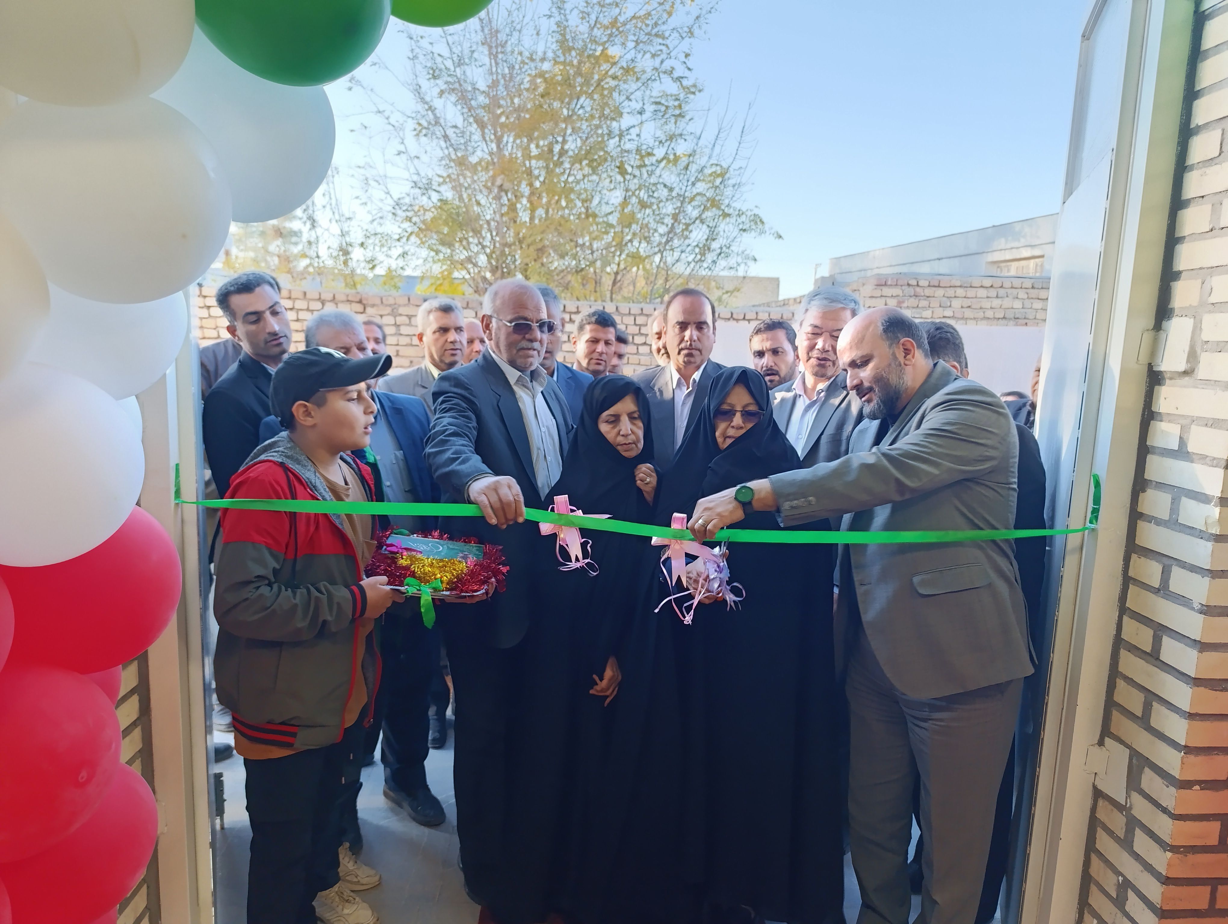 افتتاح سالن ورزشی زنده یاد حاج محمدرضا خان طاهریان در خلیل آباد 