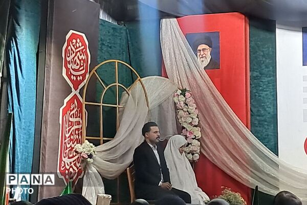 جشن ازدواج ساده ۴۷ زوج جوان؛ جلوه‌ای همانند پیوند آسمانی