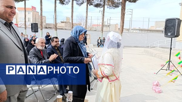 افتتاحیه آموزشگاه ۱۲ کلاسه‌ یاسمن خاکباز ۲ شهرستان نیشابور