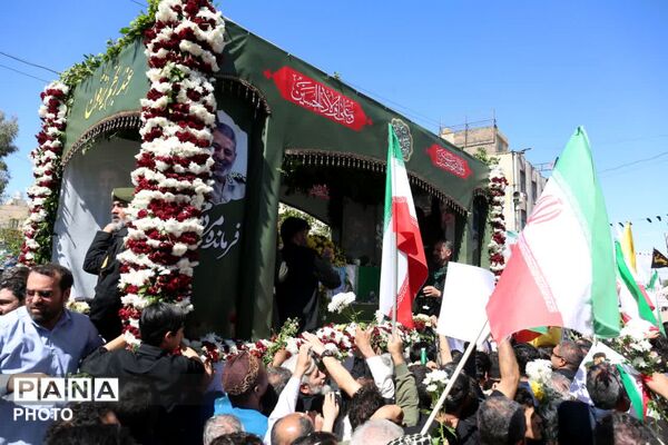 مراسم تشییع امیر سپهبد شهید سید عبدالرحیم موسوی در قم