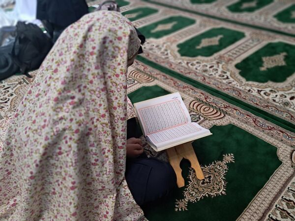 برپایی مراسم جز خوانی در مسجد امام علی (ع)