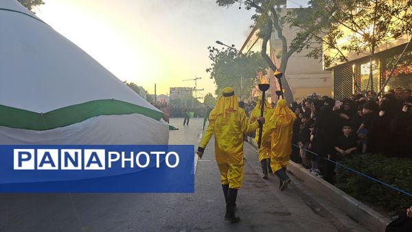 برپایی مراسم خیمه سوزان عصر عاشورا به یاد خاندان پاک اباعبدالله(ع)