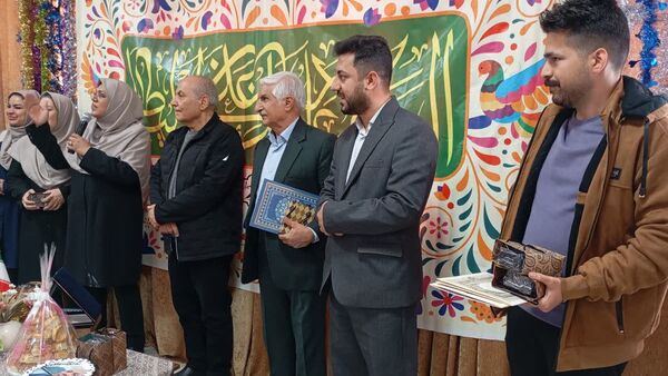 قدردانی از خیر مدرسه ساز در روز میلاد حضرت علی(ع)