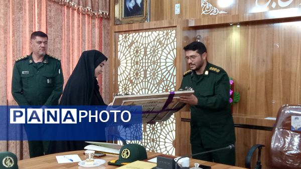 انتصاب فرمانده حوزه بسیج دانش‌آموزی حضرت ثارالله(ع) شهرستان بن 