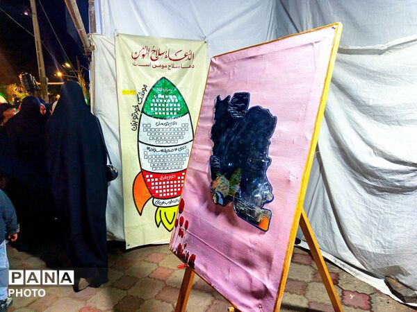 غرفه هایی در کناره های تجمعات شبانه کاشمر