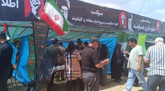تجهیز زائرسرای استلک دماوند برای پذیرایی از زائران تشییع رهبر شهید