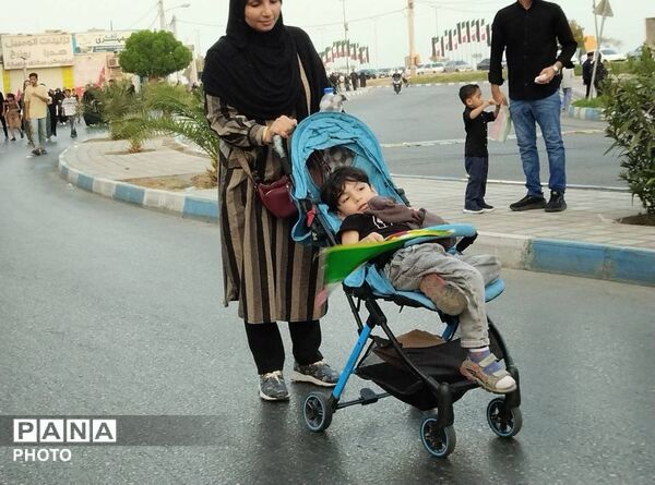 راهپیمایی جاماندگان اربعین در بندرعباس