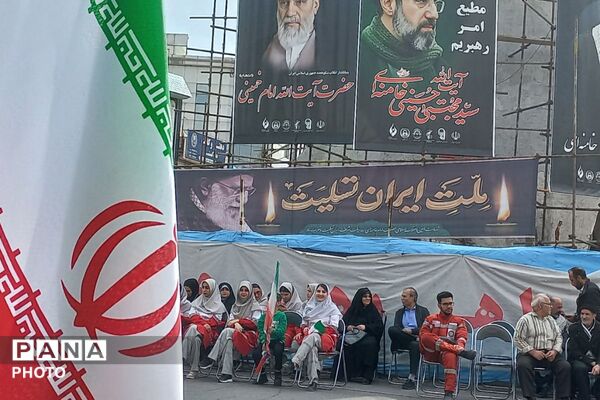 رزمایش «تجمع اقتدار عظیم جانفدا برای ایرانِ امام رضایی» در میدان امام خامنه‌ای