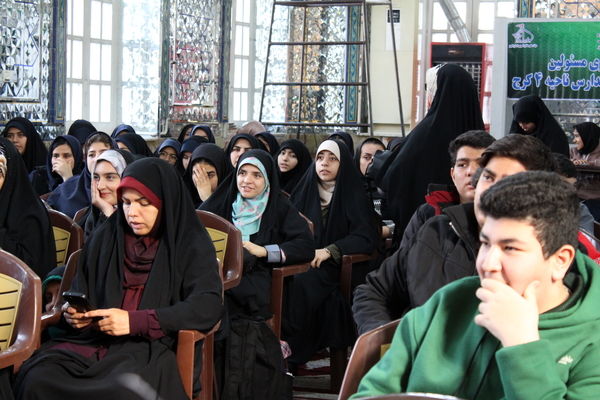 برگزاری تجمع هیات دانش‌آموزی «والعصر» در امامزاده محمد (ع)