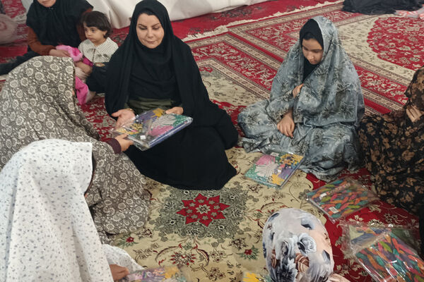 برگزاری مراسم معنوی اعتکاف در شهر صغاد