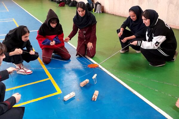 برگزاری اردو تمشک دختران  شهرستان شهریار