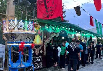 برپایی موکب مرکزی پلدختر برای استقبال و پذیرایی از زائران اربعین