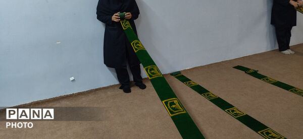 اولین مراسم نماز جماعت سال تحصیلی جدید در دبیرستان فرهنگیان 