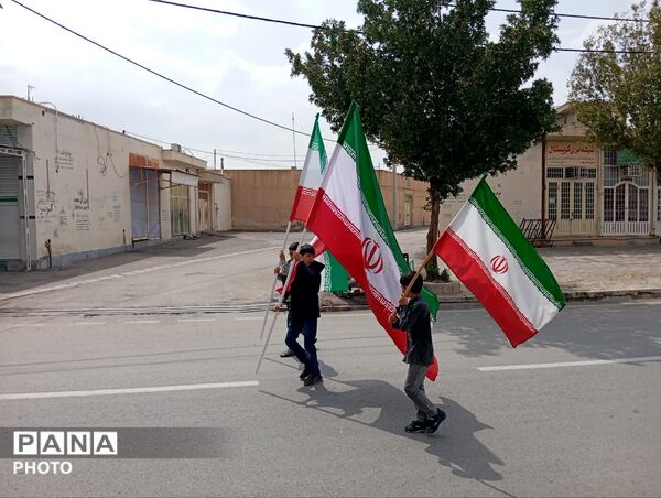 راهپیمایی روز قدس در شهر لطیفی لارستان
