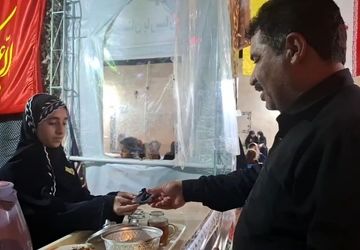 نوجوانان پارسیان میزبان زائران اربعین