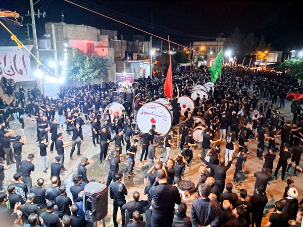 اجتماع بزرگ هیئت دهستان بزرگ رزق‌آباد شهرستان کاشمر 